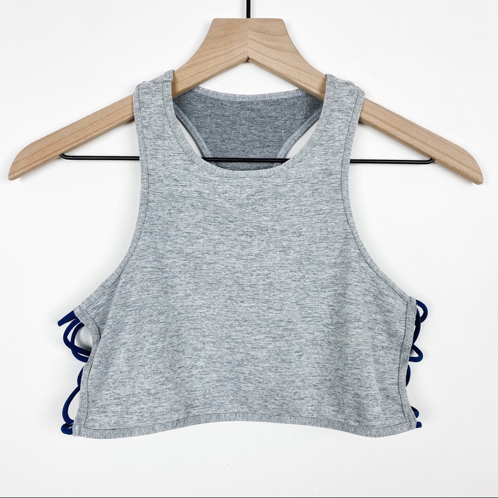 Intimately Free People Gray Size Medium / Large Racerback Bralette